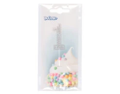 1 Jaar Taarttopper Diamant 10,5cm -Feestartikelen Winkel 1 jaar taarttopper diamant 105cm 2