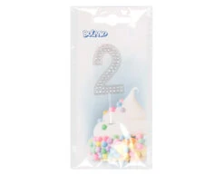 2 Jaar Taarttopper Diamant 10,5cm -Feestartikelen Winkel 2 jaar taarttopper diamant 105cm 2