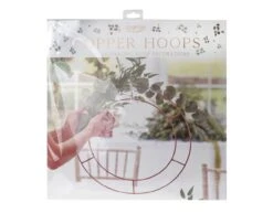 3 Decoration Rings Botanical Wedding Copper Diameter 40 Cm/Twine Plastic Length 4.5 M -Feestartikelen Winkel 3 decoration rings botanical wedding copper diamet 2