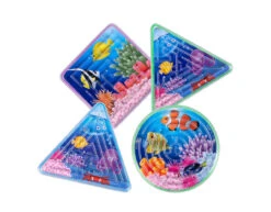 4 Vissendoolhofspelletjes 6,5x6,5cm