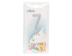 7 Jaar Taarttopper Diamant 10,5cm -Feestartikelen Winkel 7 jaar taarttopper diamant 105cm 2