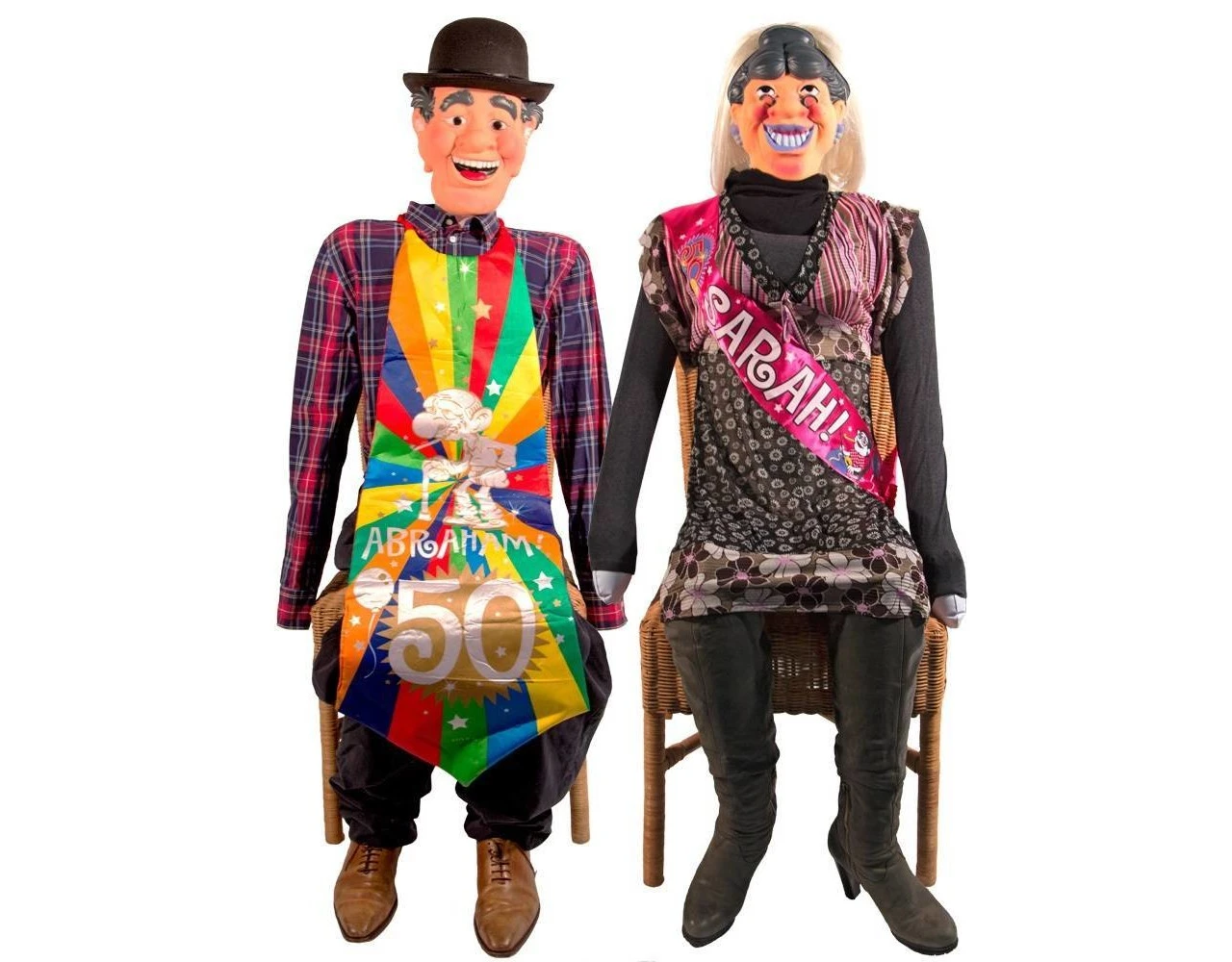 Abraham Pop / Sarah Pop Opblaasbaar 1,44m 4 Abraham Pop / Sarah Pop Opblaasbaar 1,44m - Afbeelding 2