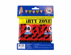 Afzetlint 16 Jaar 12m -Feestartikelen Winkel afzetlint 16 jaar 12m 2