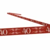 Afzetlint 40 Jarig Jubileum 15m -Feestartikelen Winkel afzetlint 40 jarig jubileum 15m