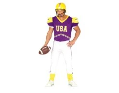 American Football Kostuum Paars