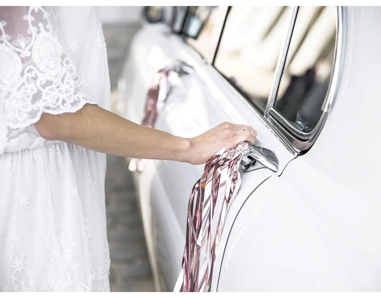 Auto Decoratie Set Bruiloft Just Married 6 Auto Decoratie Set Bruiloft Just Married - Afbeelding 4