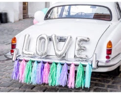 Auto Decoratie Set Bruiloft Love 9 Auto Decoratie Set Bruiloft Love -Feestartikelen Winkel auto decoratie set bruiloft love 3