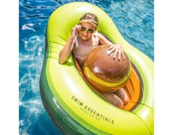 Avocado Luchtbed Met Strandbal 1,8m -Feestartikelen Winkel avocado luchtbed met strandbal 18m 3