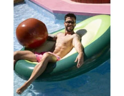 Avocado Luchtbed Met Strandbal 1,8m -Feestartikelen Winkel avocado luchtbed met strandbal 18m 7