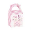 Baby Olifant Geschenkdoosjes Roze 8st -Feestartikelen Winkel baby olifant geschenkdoosjes roze 8st