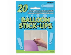 Ballon Plakkers 16cm 20st -Feestartikelen Winkel ballon plakkers 16cm 20st 1