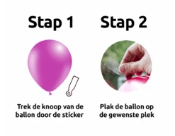 Ballon Plakkers 6cm 20st -Feestartikelen Winkel ballon plakkers 6cm 20st 1