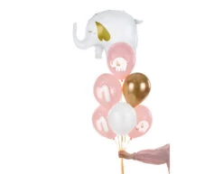 Ballonnen 1 Jaar Mix Roze 30cm 6st -Feestartikelen Winkel ballonnen 1 jaar mix roze 30cm 6st 2