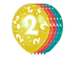 Ballonnen 2 Jaar Versiering 30cm 5st