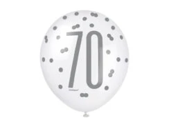 Ballonnen 70 Jaar Stippen 30cm 6st -Feestartikelen Winkel ballonnen 70 jaar stippen 30cm 6st 2