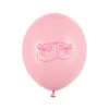 Ballonnen Babyschoentjes Roze 30cm 6st -Feestartikelen Winkel ballonnen babyschoentjes roze 30cm 6st