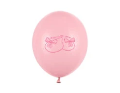 Ballonnen Babyschoentjes Roze 30cm 6st