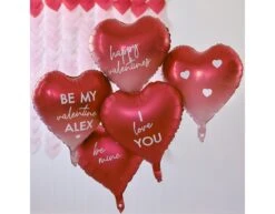 Ballonnen Folie Ombre Harten 45cm 5st -Feestartikelen Winkel ballonnen folie ombre harten 45cm 5st 2