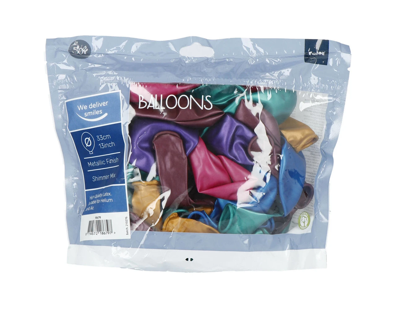 Ballonnen Gekleurd 33cm 50st 4 Ballonnen Gekleurd 33cm 50st - Afbeelding 2