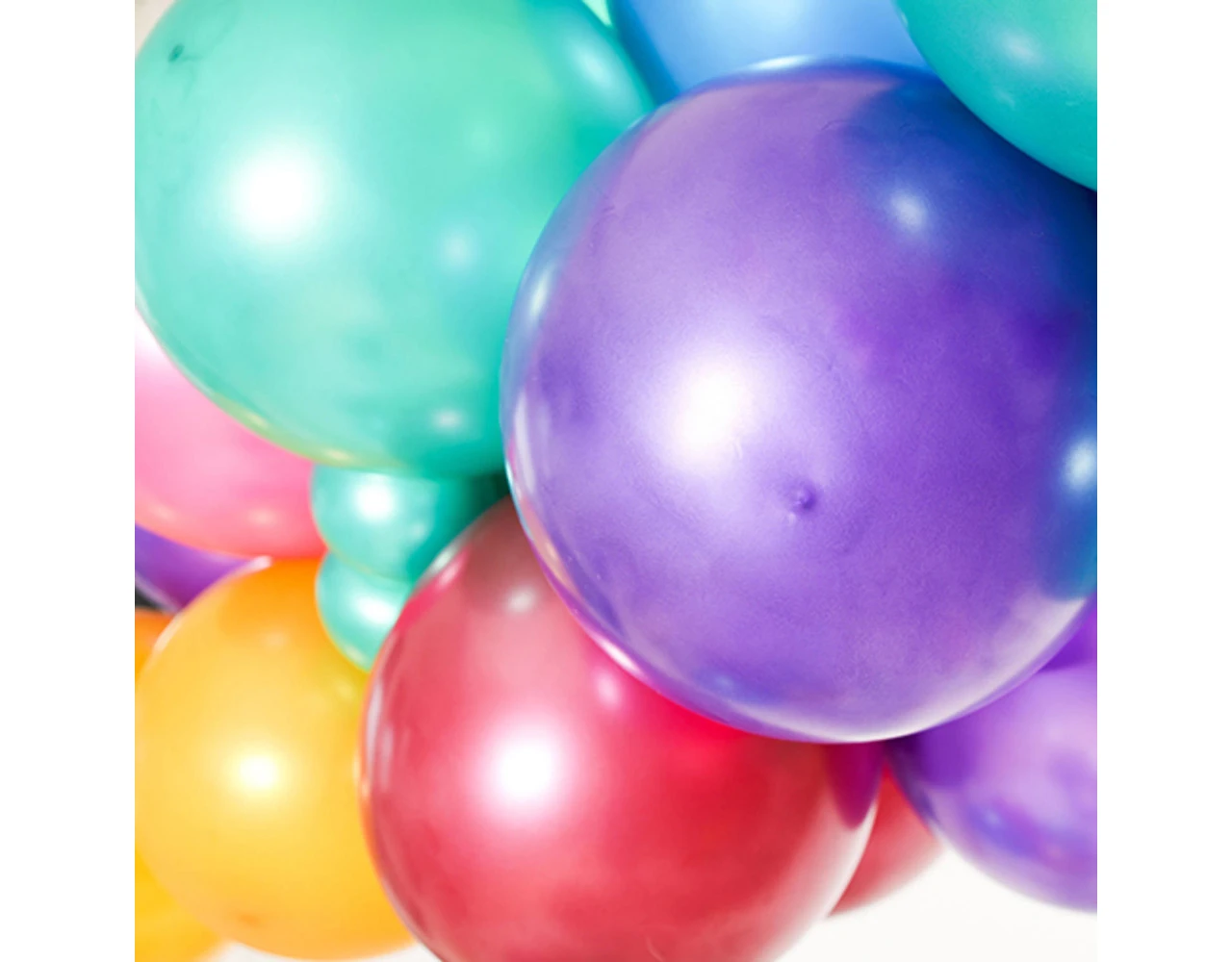 Ballonnen Gekleurd 33cm 50st 7 Ballonnen Gekleurd 33cm 50st - Afbeelding 5