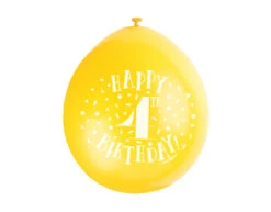 Ballonnen Happy Birthday 4 Jaar 28cm 10st -Feestartikelen Winkel ballonnen happy birthday 4 jaar 28cm 10st 2