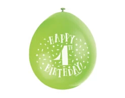 Ballonnen Happy Birthday 4 Jaar 28cm 10st -Feestartikelen Winkel ballonnen happy birthday 4 jaar 28cm 10st 5