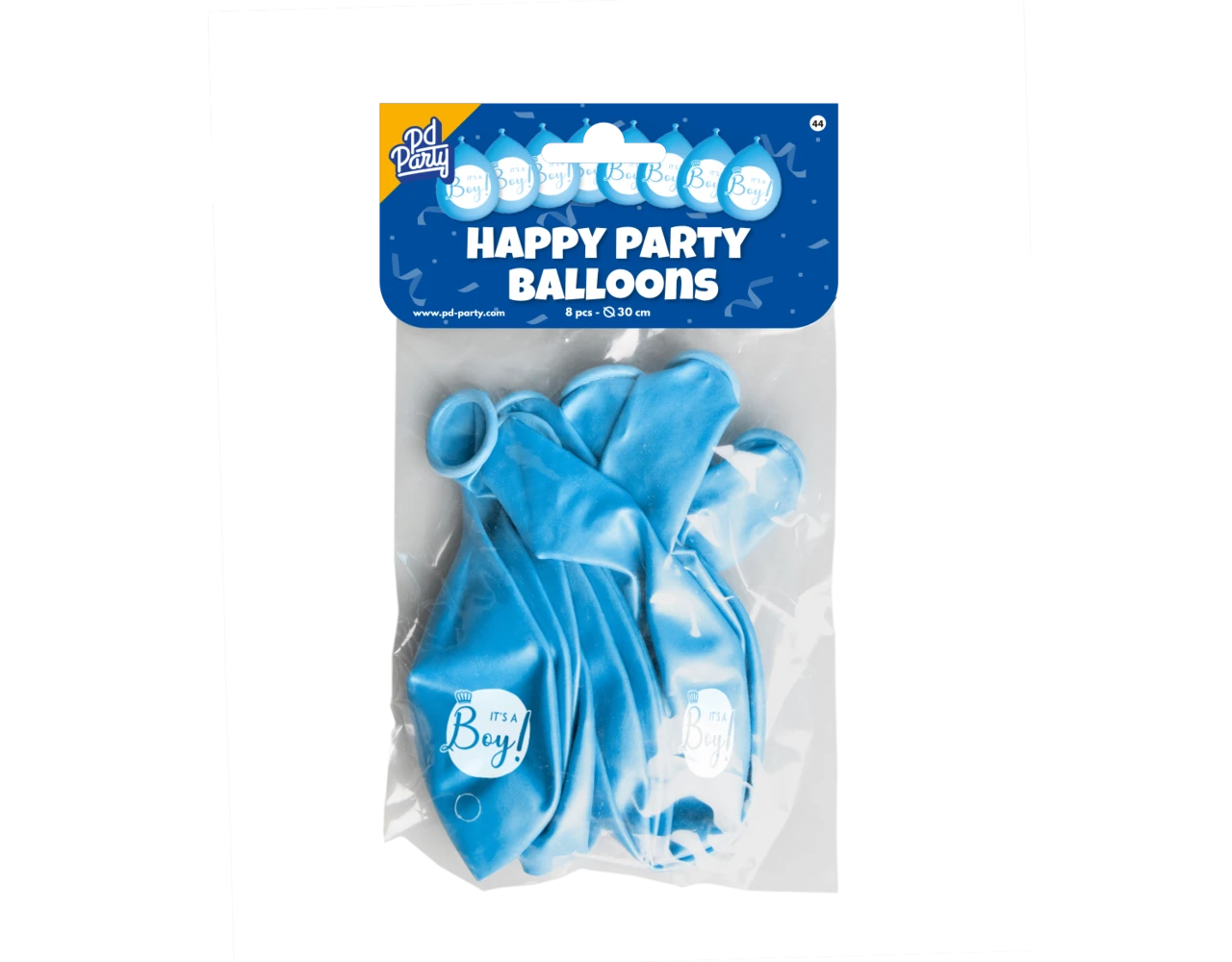 Ballonnen It'S A Boy 30cm 8st 4 Ballonnen It'S A Boy 30cm 8st - Afbeelding 2