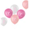 Ballonnen It'S My 1St Birthday Roze 33cm 6st -Feestartikelen Winkel ballonnen its my 1st birthday roze 33cm 6st