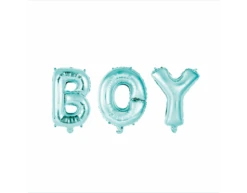 Ballonnen Letter Set Boy Blauw 41cm