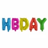 Ballonnen Letter Set Hbday Gekleurd 41cm -Feestartikelen Winkel ballonnen letter set hbday gekleurd 41cm