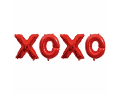Ballonnen Letter Set Xoxo Rood 41cm