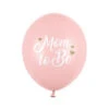Ballonnen Mom To Be Roze 30cm 6st -Feestartikelen Winkel ballonnen mom to be roze 30cm 6st