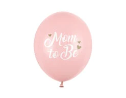 Ballonnen Mom To Be Roze 30cm 6st