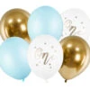 Ballonnen One Mix Blauw 30cm 6st -Feestartikelen Winkel ballonnen one mix blauw 30cm 6st