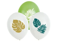 Ballonnen Palmbladeren 27,5cm 6st