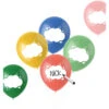 Ballonnen Schrijfbaar Gekleurd 33cm 6st -Feestartikelen Winkel ballonnen schrijfbaar gekleurd 33cm 6st
