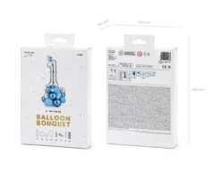 Ballonnen Set 1 Jaar Blauw 1,4m -Feestartikelen Winkel ballonnen set 1 jaar blauw 14m 2