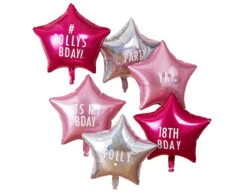 Ballonnen Set 18 Jaar Sterren 46cm 6st