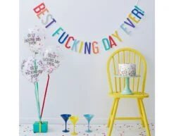 Ballonnen Set Best Fucking Day Ever 2,5m -Feestartikelen Winkel ballonnen set best fucking day ever 25m 2