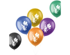 Ballonnen Space & Sterren Gekleurd 33cm 6st