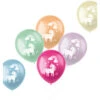 Ballonnen Unicorn & Regenboog 33cm 6st -Feestartikelen Winkel ballonnen unicorn regenboog 33cm 6st