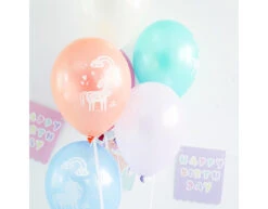 Ballonnen Unicorn & Regenboog 33cm 6st -Feestartikelen Winkel ballonnen unicorn regenboog 33cm 6st 6