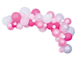 Ballonnenboog Zelf Maken Set Roze 4m