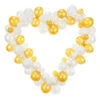 Balloonboog Hart Wit 11 Delig 2 Balloonboog Hart Wit 11 Delig -Feestartikelen Winkel balloonboog hart wit 11 delig