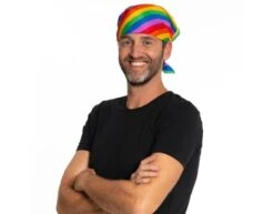 Bandana Regenboog 55cm -Feestartikelen Winkel bandana regenboog 55cm 2