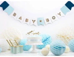 Banner Baby Boy 1,6m -Feestartikelen Winkel banner baby boy 16m 2