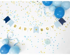 Banner Baby Boy 1,6m -Feestartikelen Winkel banner baby boy 16m 3