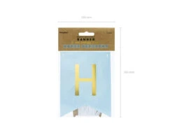 Banner Happy Birthday Lichtblauw 1,75m -Feestartikelen Winkel banner happy birthday lichtblauw 175m 3