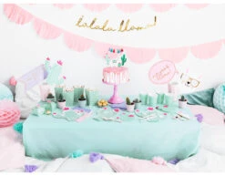 Banner Lalala Llama Goud 82cm -Feestartikelen Winkel banner lalala llama goud 82cm 5