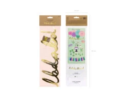 Banner Lalala Llama Goud 82cm -Feestartikelen Winkel banner lalala llama goud 82cm 6